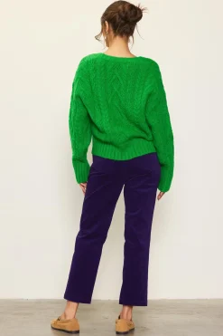 SKIES ARE BLUE Outerwear|Sweaters*Jewel Button Detail Cardigan Spearmint