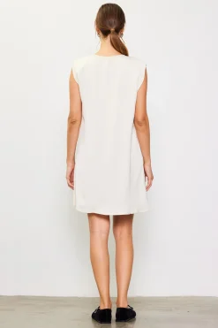SKIES ARE BLUE Mini Dresses*Muscle Tank Dress Oatmeal
