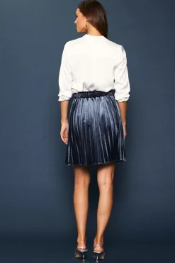 SKIES ARE BLUE Blouses|Long Sleeve Tops*Recycled Classic Button Down Top Offwhite