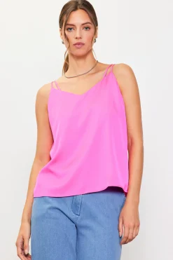 SKIES ARE BLUE Sleeveless Tops*Recycled Double Strap Cami Prettyinpink