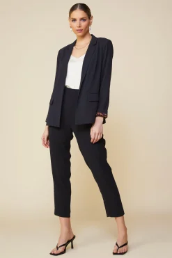 SKIES ARE BLUE Blazers*Recycled Structured Blazer Black