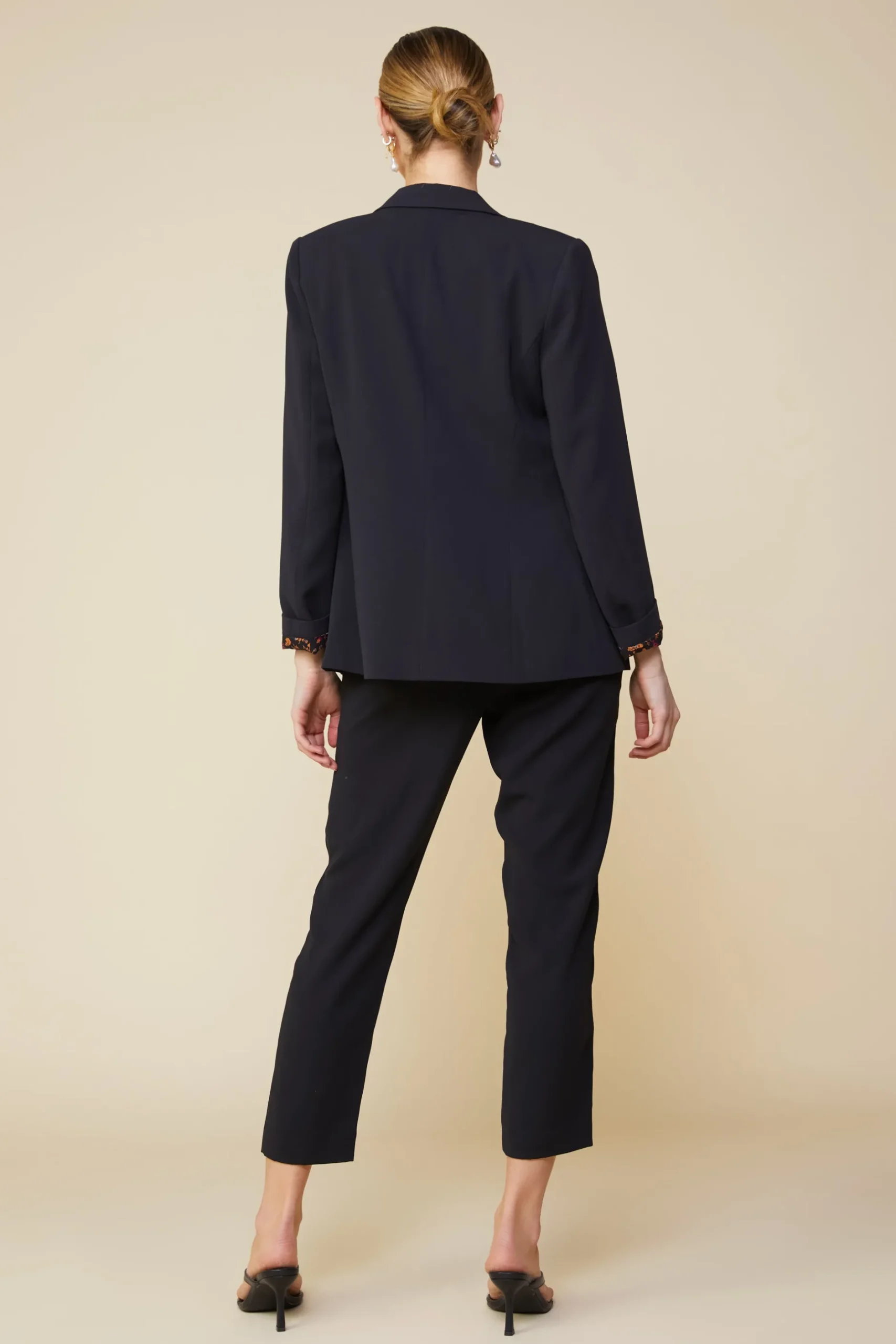 SKIES ARE BLUE Blazers*Recycled Structured Blazer Black