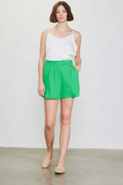 SKIES ARE BLUE Shorts*Recycled Tailored Shorts Freshgreen