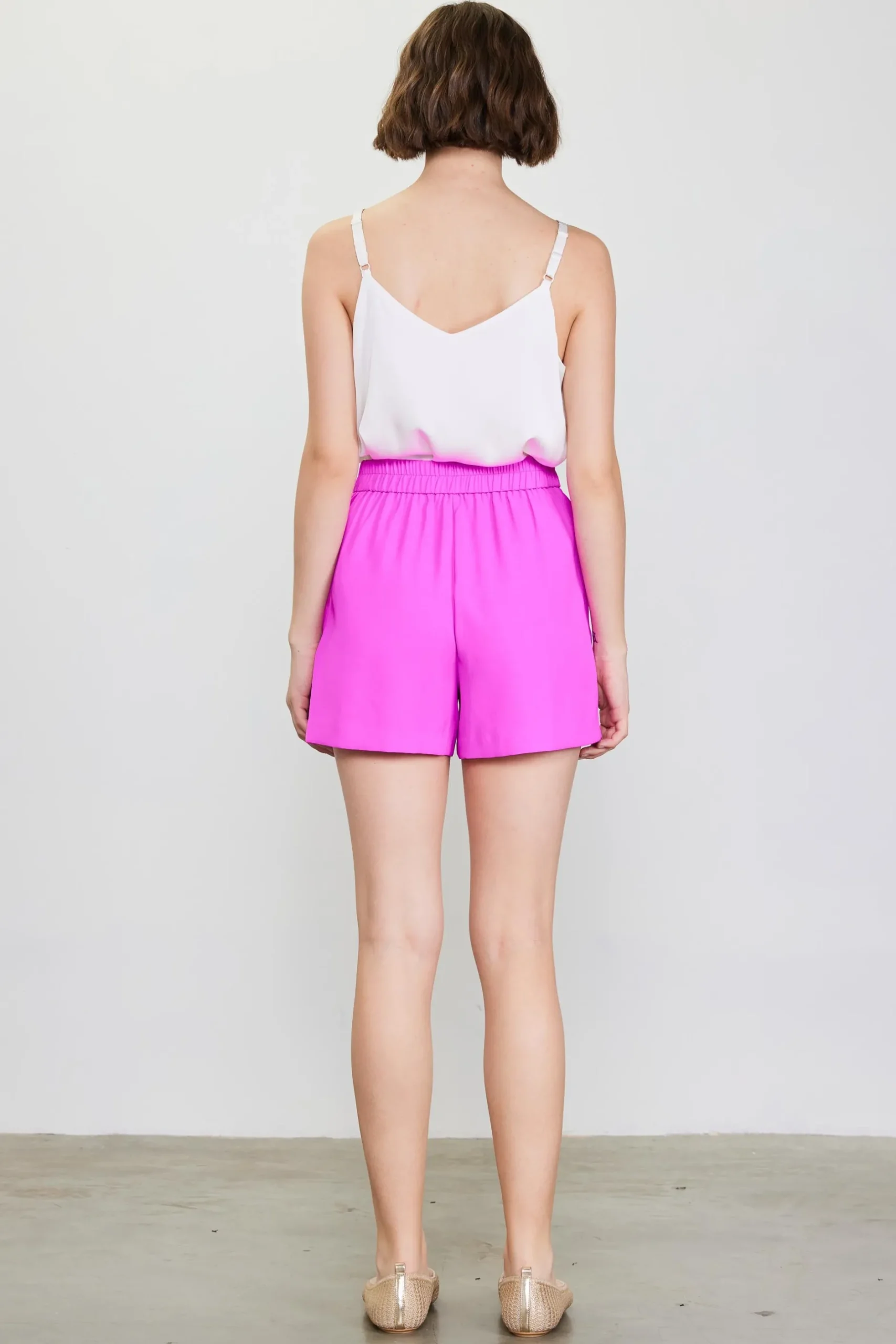 SKIES ARE BLUE Shorts*Recycled Tailored Shorts Roseviolet