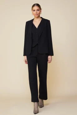SKIES ARE BLUE Blazers*Tailored Single Button Blazer Black