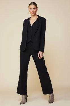 SKIES ARE BLUE Blazers*Tailored Single Button Blazer Black