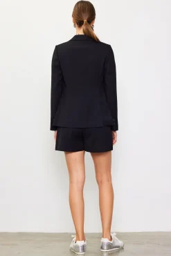 SKIES ARE BLUE Blazers*Tailored Single-Breasted Blazer Black
