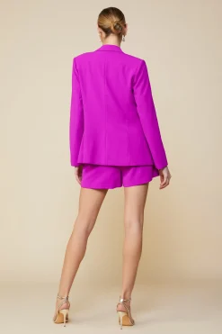 SKIES ARE BLUE Blazers*Welt Pocket Blazer Orchid